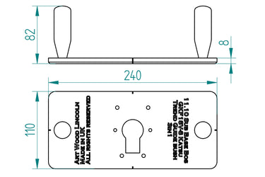 Bosch GKF18V-8 router extended sub base for trimmer