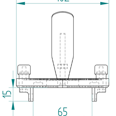 Makita DRT50 RT0700CX RT0702 XTR01Z center jig adapter router base Mortises Groove Slotting