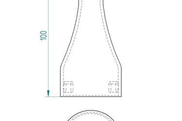 Dewalt DCV100 blower stubby nozzle attachment 3 pcs set