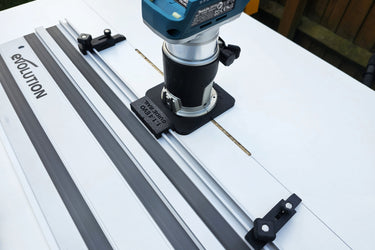 Makita DRT50 RT0700 RT0702 XTR01Z router adapter guide rail TRIMMER base compatible with EVOLUTION guide rail track