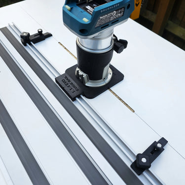 Makita DRT50 RT0700 RT0702 XTR01Z router adapter guide rail TRIMMER base compatible with EVOLUTION guide rail track