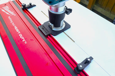 Makita DRT50 RT0700 RT0702 XTR01Z router adapter guide rail TRIMMER base compatible with MILWAUKEE guide rail track