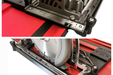 Milwaukee M12CCS44 2530-20 circular saw adapter guide rail base compatible with MILWAUKEE guide rail track