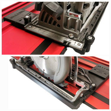 Milwaukee M12CCS44 2530-20 circular saw adapter guide rail base compatible with MILWAUKEE guide rail track