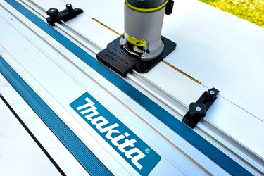 Ryobi RTR18-0 P601 router adapter guide rail TRIMMER base compatible with MAKITA guide rail track