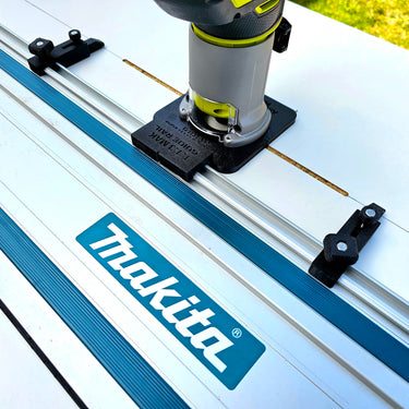 Ryobi RTR18-0 P601 router adapter guide rail TRIMMER base compatible with MAKITA guide rail track