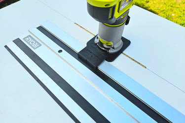 Ryobi RTR18-0 P601 router adapter guide rail TRIMMER base compatible with RYOBI guide rail track