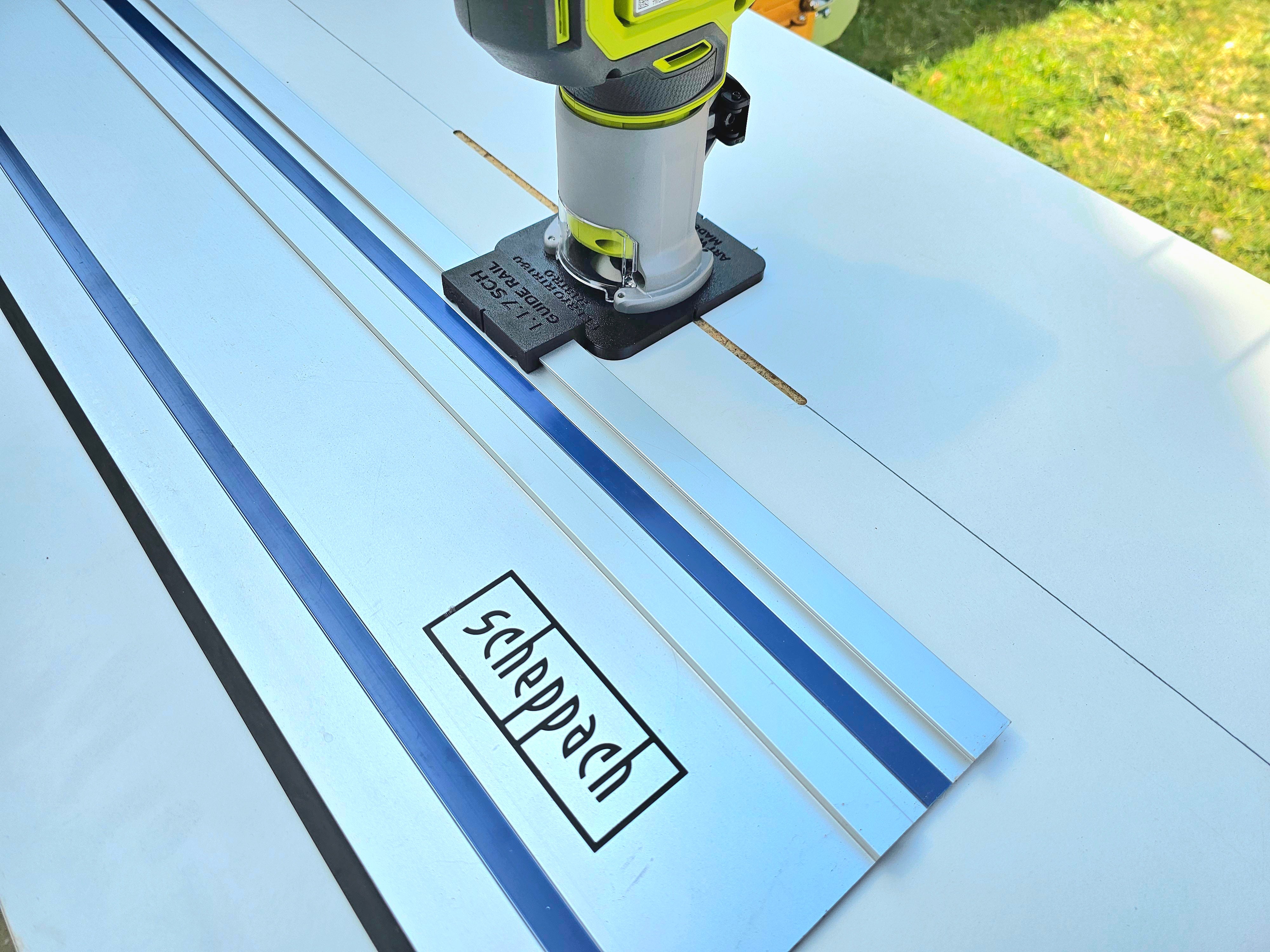 Ryobi Router Using Guide Rail Ryobi RTR18-0 P601 router adapter guide rail TRIMMER base compatible w ...