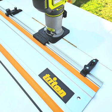 Ryobi RTR18-0 P601 router adapter guide rail TRIMMER base compatible with TRITON guide rail track