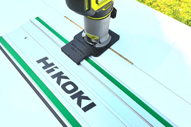 Ryobi RTR18-0 P601 router adapter guide rail TRIMMER base compatible with HIKOKI guide rail track