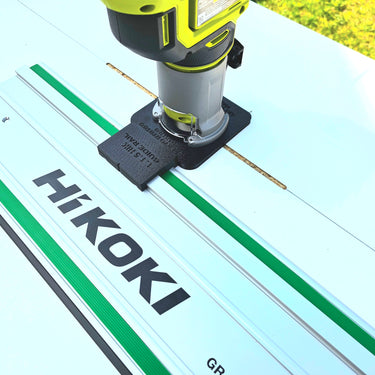 Ryobi RTR18-0 P601 router adapter guide rail TRIMMER base compatible with HIKOKI guide rail track