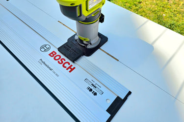 Ryobi RTR18-0 P601 router adapter guide rail TRIMMER base compatible with BOSCH MAFELL guide rail track