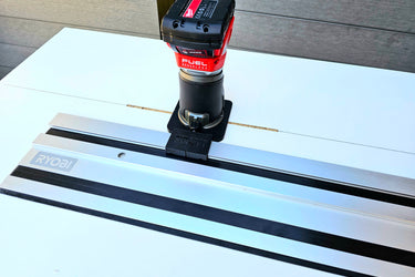 Milwauke M18 FRT 2723-20 router adapter guide rail TRIMMER base compatible with RYOBI guide rail track