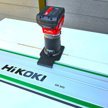 Milwauke M18 FRT 2723-20 router adapter guide rail TRIMMER base compatible with HIKOKI guide rail track