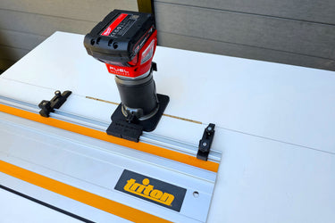 Milwauke M18 FRT 2723-20 router adapter guide rail TRIMMER base compatible with TRITON guide rail track