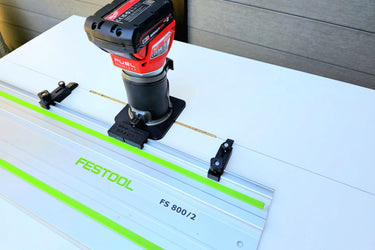 Milwauke M18 FRT 2723-20 router adapter guide rail TRIMMER base compatible with FESTOOL guide rail track