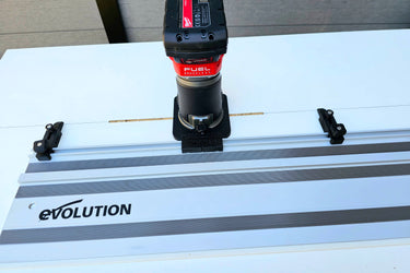 Milwauke M18 FRT 2723-20 router adapter guide rail TRIMMER base compatible with EVOLUTION guide rail track