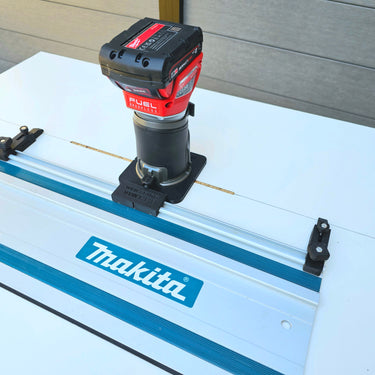 Milwauke M18 FRT 2723-20 router adapter guide rail TRIMMER base compatible with MAKITA guide rail track