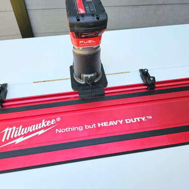 Milwauke M18 FRT 2723-20 router adapter guide rail TRIMMER base compatible with MILWAUKEE guide rail track
