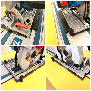 Erbauer ERI1086CSW circular saw adapter guide rail base compatible with DEWALT guide rail track