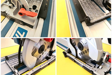 Erbauer ERI1086CSW circular saw adapter guide rail base compatible with FESTOOL guide rail track