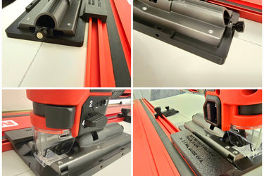 Milwaukee M12 FJS-0 jigsaw adapter guide rail base compatible with MILWAUKEE guide rail track