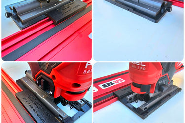 Milwaukee M18 FBJS-0 2737B-20 jigsaw adapter guide rail base compatible with MILWAUKEE guide rail track