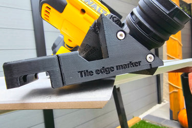 Dewalt DCS438 76mm Cut Off Tool adapter 45 degree angle tile chamfer compatible with MILWAUKEE guide rail track