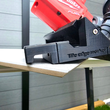 Milwaukee M12FCOT-0 76mm Cut Off Tool adapter 45 degree angle tile chamfering compatible with FESTOOL guide rail track