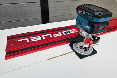 Erbauer ERI1111ROU router adapter guide rail TRIMMER base compatible with MILWAUKEE guide rail track