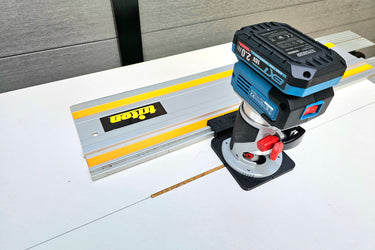 Erbauer ERI1111ROU router adapter guide rail TRIMMER base compatible with TRITON guide rail track