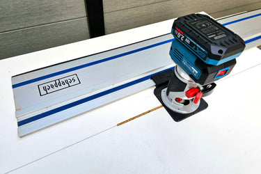 Erbauer ERI1111ROU router adapter guide rail TRIMMER base compatible with SCHEPPACH guide rail track