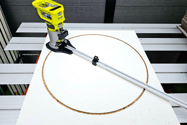 Ryobi RTR18-0 R18TR-0 P601 circle jig adapter router base 220-1280mm