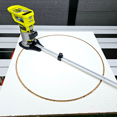Ryobi RTR18-0 R18TR-0 P601 circle jig adapter router base 220-1280mm