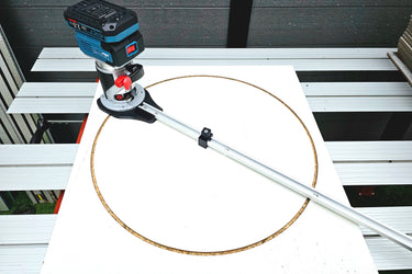 Erbauer ERI1111ROU circle jig adapter router base 220-1280mm