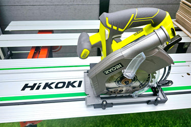 Ryobi R18CS-0 circular saw adapter guide rail base compatible with HIKOKI guide rail track