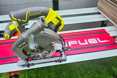 Ryobi R18CS-0 circular saw adapter guide rail base compatible with MILWAUKEE guide rail track