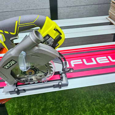Ryobi R18CS-0 circular saw adapter guide rail base compatible with MILWAUKEE guide rail track