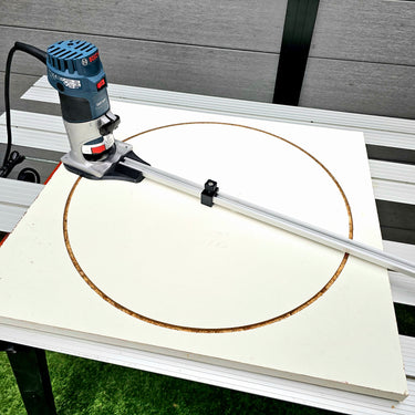 Bosch GKF600 circle jig adapter router base 220-1280mm