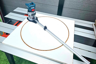 Bosch GKF18V-8 circle jig adapter router base 220-1280mm