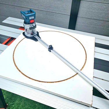 Bosch GKF18V-8 circle jig adapter router base 220-1280mm