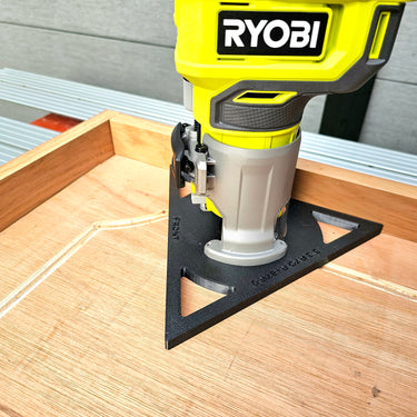 Ryobi RTR18-0 P601 Triangular Triangle trim router sub-base door pattern