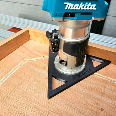 Makita DRT50 RT0700 RT0702 XTR01Z Triangular Triangle trim router sub-base door pattern