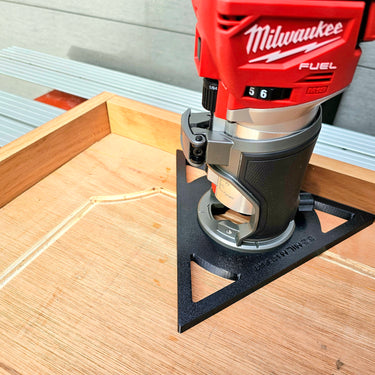 Milwaukee M18 FRT 2723-20 Triangular Triangle trim router sub-base door pattern