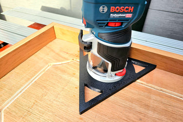 Bosch GKF18V-8 Triangular Triangle trim router sub-base door pattern