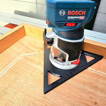 Bosch GKF18V-8 Triangular Triangle trim router sub-base door pattern