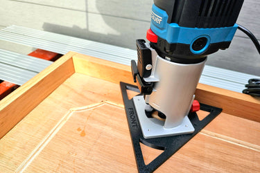 Erbauer EPR710 Triangular Triangle trim router sub-base door pattern