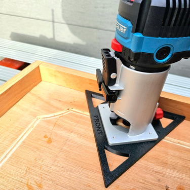 Erbauer EPR710 Triangular Triangle trim router sub-base door pattern
