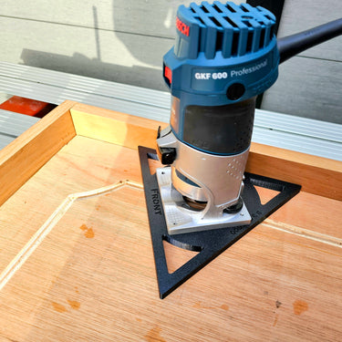 Bosch GKF600 Triangular Triangle trim router sub-base door pattern