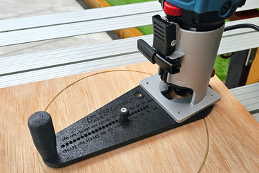 Erbauer EPR710 2in1 router base Offset Circle Jig 120-370mm